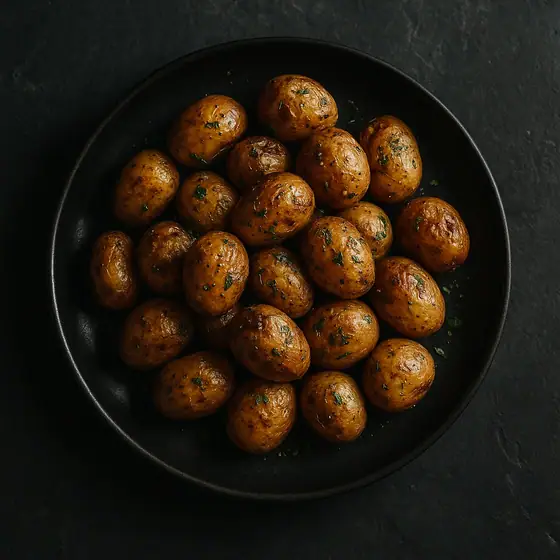 AI-genererad bild: kokt potatis